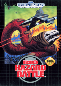Bio-Hazard Battle Sega Genesis US box art
